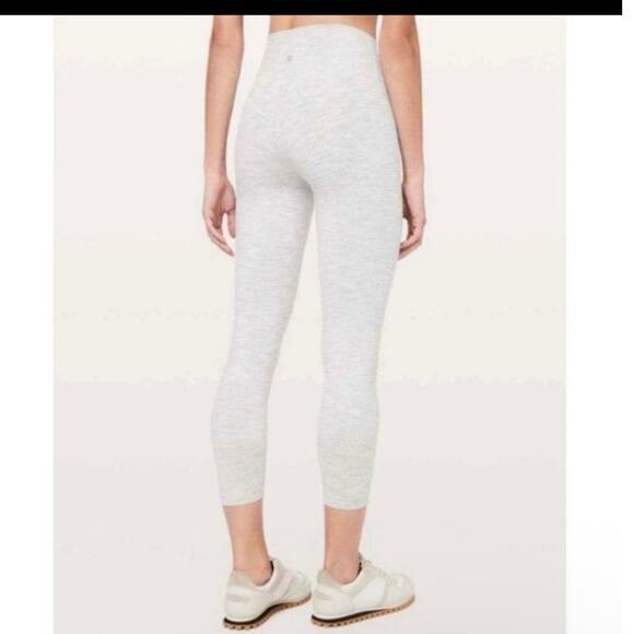 Lululemon Wunder Under High-Rise Striped 7/8 Tight Luxtreme Women's Size 2 - Picture 1 of 8